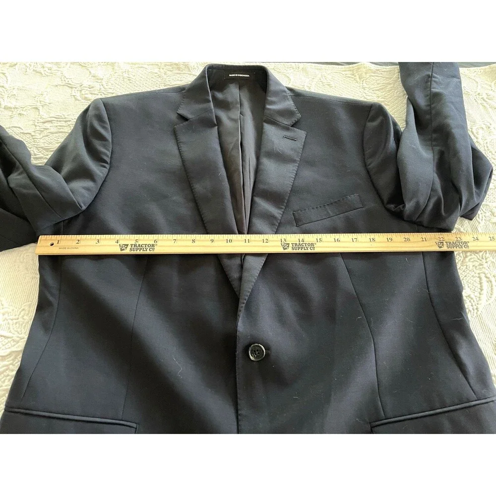 Lauren Ralph Lauren Black Label Slim Fit Blazer Jacket AMF Pick Stitching 46R